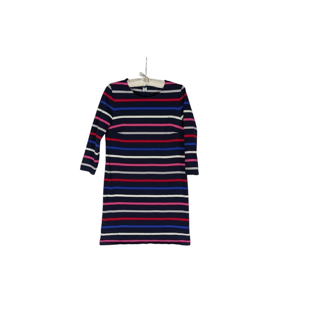 Old Navy Dress S Women's Blue Striped Long Sleeve Heavy Knit Sheath Classic